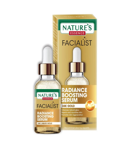 Nature's Essence 24K Liquid Gold Radiance Boosting Serum for Glowing Skin