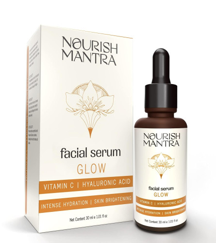 Nourish Mantra Glow Serum | Face Serum | Vitamin C & Vitamin E