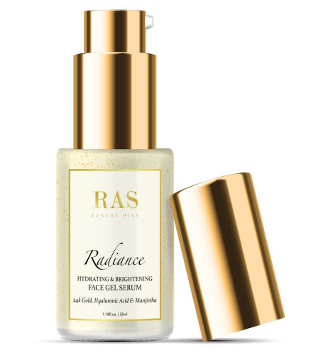RAS Luxury Oils Radiance 24K Gold Brightening Face Gel Serum