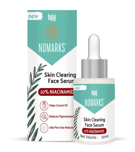 Bajaj Nomarks Skin Clearing Face Serum – 10% Niacinamide