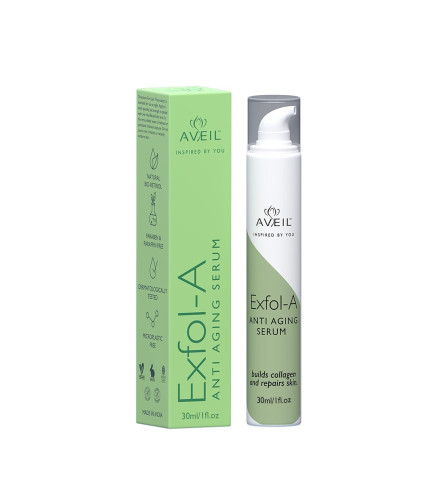 AVEIL Exfol-A Anti Aging Face Serum With Collagen Building | Overnight Repair & Firming Formula | 30 ml (free shipping)