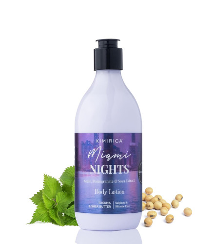 Kimirica Miami Nights Silicone Free Moisturizing Scented Body Lotion