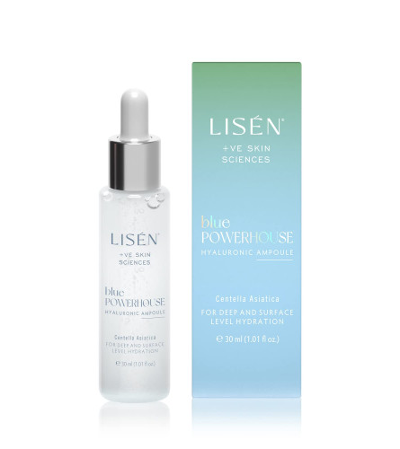 LISEN Hyaluronic acid Face Ampoule Serum for deep Hydration, Fine Lines & Collagen