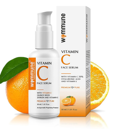 Wommune vitamin c face serum for face glowing