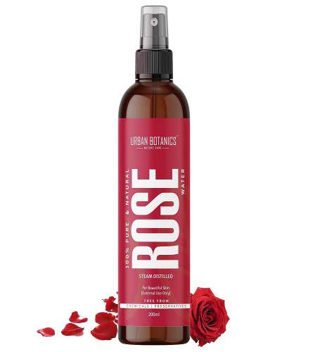 UrbanBotanics® Agua de rosas pura y natural/Tónico para la piel, 200 ml (pack 2)