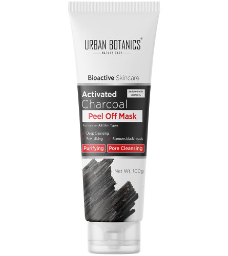 Mascarilla exfoliante de carbón activado UrbanBotanics