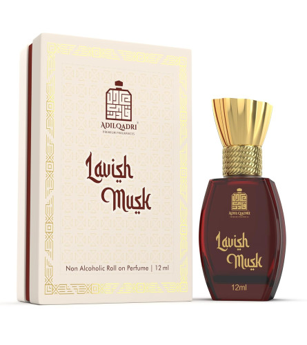 Adilqadri Lavish Musk Luxury 100% Sin Alcohol Fragancia única Attar