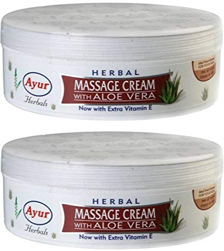 Ayur Kräutermassagecreme mit Aloe Vera, 200 ml (2er-Pack)kostenloser Versand