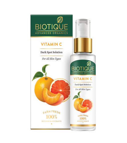 Biotique Suero de solución para manchas oscuras con vitamina C