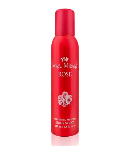 Royal Mirage Rose Desodorante Corporal Perfumado en Spray para Unisex