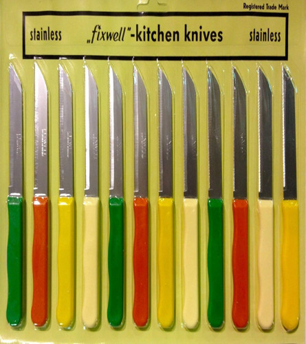 Fixwell 12-teiliges Messerset aus Edelstahl (Kostenloser Versand)