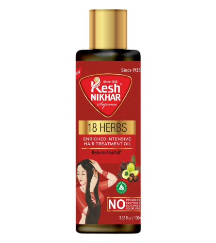 Kesh Nikhar 18 Kräuteröl für das Haarwachstum 100 ml (Kostenloser Versand)
