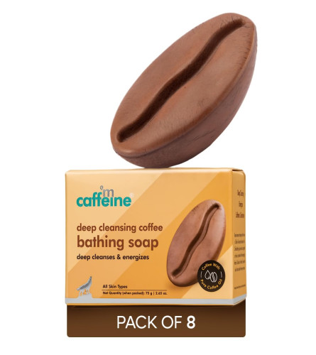 mCaffeine Tiefenreinigende Badeseife 75 gm (8er-Pack) Kostenloser Versand