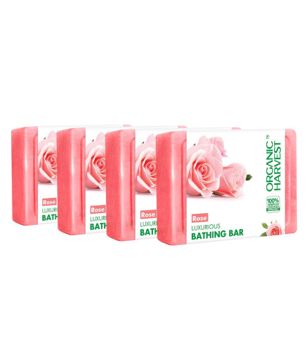 Organic Harvest Luxuriöse Badebar 125 gm (4er-Pack) Kostenloser Versand