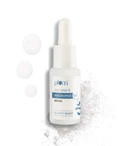 Suero Facial de Ciruela 10% Niacinamida con Agua de Arroz