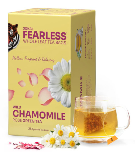Fearless Kamillenrose Grünteebeutel 25 Stück (2er-Pack) Kostenloser Versand