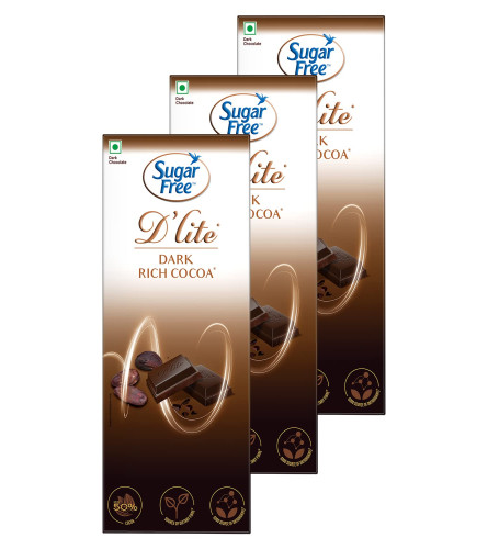 sugar-free-dlite-kakao-dunkler-schokoladenriegel-80g-3er-pack-kostenloser-versand