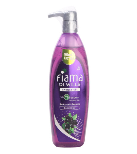 fiama-di-wills-shower-gel--blackcurrant-and-bearberry-550ml-pack-free-shipping-