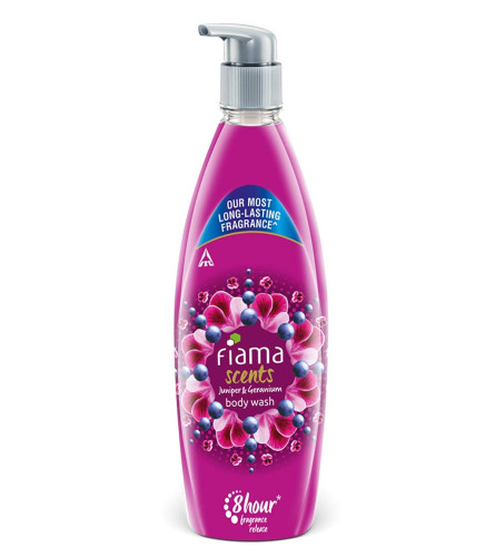 fiama-scents-body-wash-with-juniper-and-geranium-shower-gel-with-skin-conditioners-8-hour-fragrance-lock-technology-tested-by-dermatologists-500-ml-pump-free-shipping-