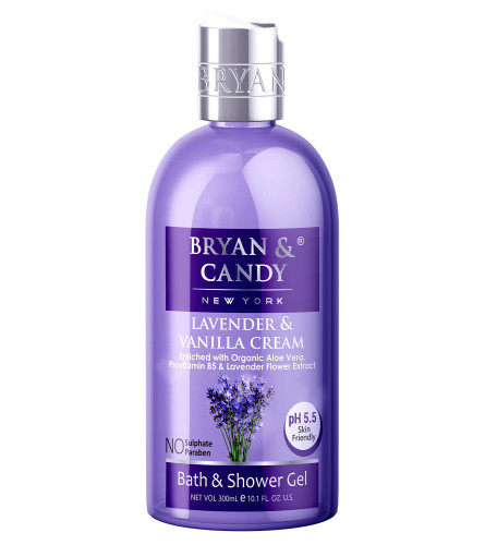 bryan-candy-lavender-and-vanilla-shower-gel-300ml-with-aloe-vera-and-essential-oils-free-shipping-worldwide
