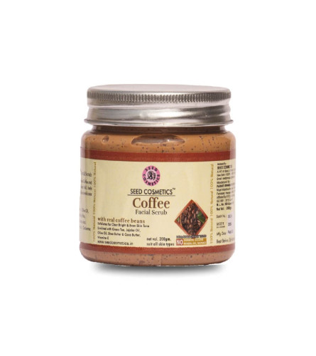 seed-cosmetics-coffee-scrub-for-face-body-exfoliate-scrub-and-tan-removal-scrub-for-glowing-face-and-skin-for-men-women-200g-pack-of-1-free-shipping-worldwide