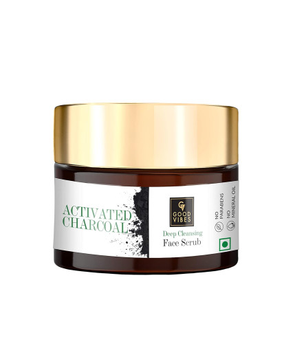 good-vibes-activated-charcoal-deep-cleansing-face-scrub-50-g-exfoliation-anti-acne-blackhead-removal-cleansing-moisturizing-scrub-for-all-skin-types-no-parabens-sulphates-mineral-oil-free-shipping-worldwide