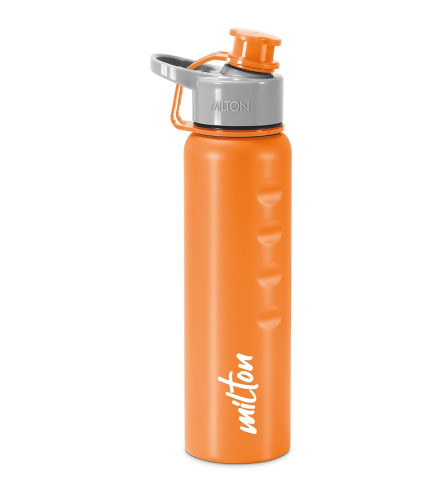 milton-gripper-stainless-steel-water-bottle-750-ml-orange-leak-proof-easy-grip-light-weight-free-shipping-worldwide-