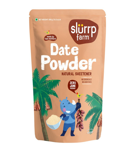 slurrp-farm-seedless-arabian-date-powder-kharikkhajur-powder-100-natural-sweetener-no-preservatives-no-chemicals-healthy-substitute-for-refined-sugar-dates-powder-for-little-ones-300g-free-shipping-worldwide-