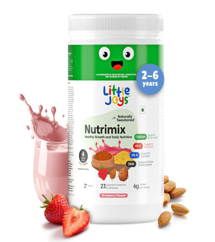little-joys-nutrimix-nutrition-powder-for-kids-2-6-yrs-400g-6g-protein-strawberry-flavourno-white-sugarsupports-weight-height-gain-immunity-with-ragibajrajaggerydatesalmondwalnuts-oats-free-shipping-worldwide-