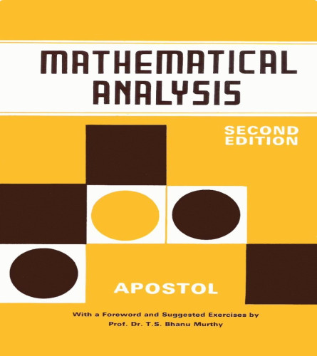 Mathematical Analysis (Paperback) ISBN ‎978-8185015668