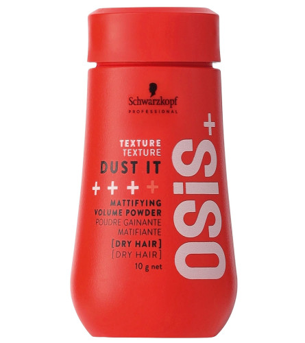 Schwarzkopf Professional OSiS+ Dust It Mattifying Powder | Volumizing & Texturizing Hair Powder for Men & Women | Long-Lasting Hold with Natural Matte Finish (10 GR)