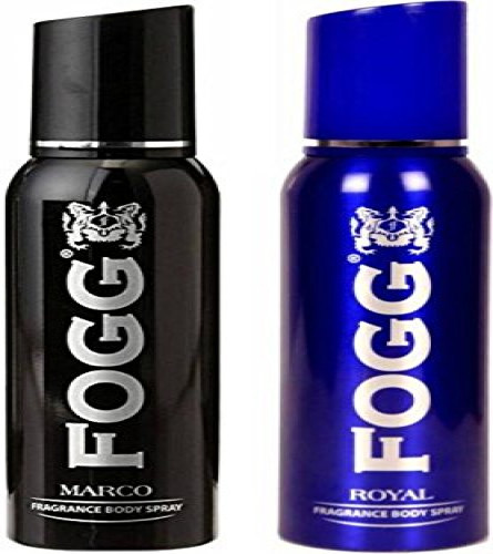 Fogg 1 Marco And 1 Royal Deodorant Combo Body Spray - For Men (120 ml Each, Pack Of 2)