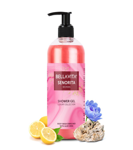 Bella Vita Luxury Senorita Woman Body Wash Shower Gel for Women 500 ml