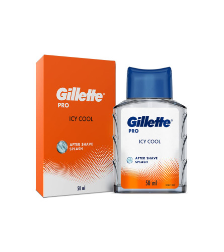 Gillette Men Pro Fresh After Shave Splash Icy Cool Liquid 50 ml