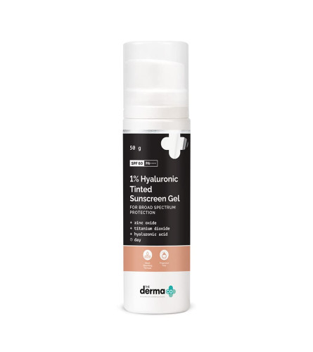 The Derma Co Derma Co 1% Hyaluronic Tinted Sunscreen 50 g