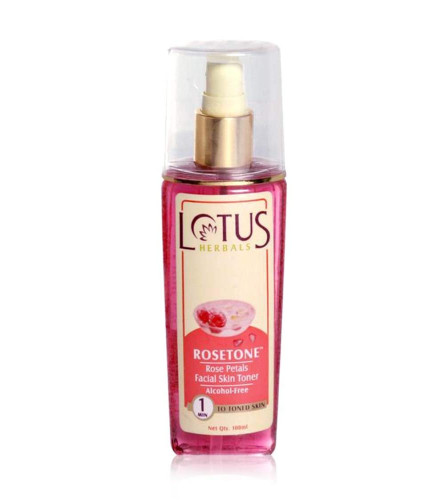 Lotus Herbals Rosetone Rose Petals Facial Skin Toner | 100 ml - free shipping