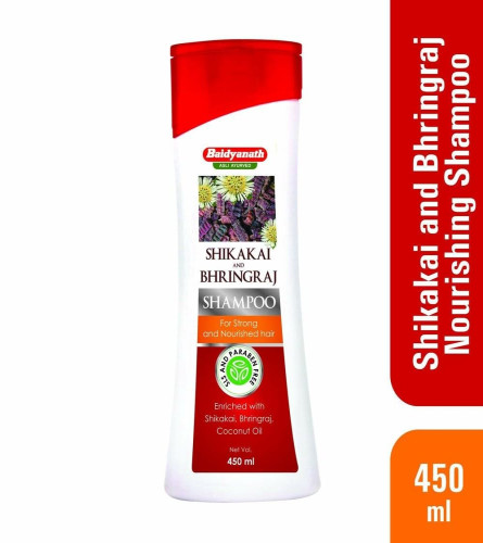 Baidyanath Asli Ayurved Shikakai and Bhringraj Nourishing Shampoo 450 ml