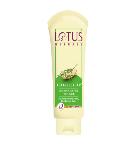 Lotus Herbals Tea Tree Clarifying Face Pack, 120g - free shipping