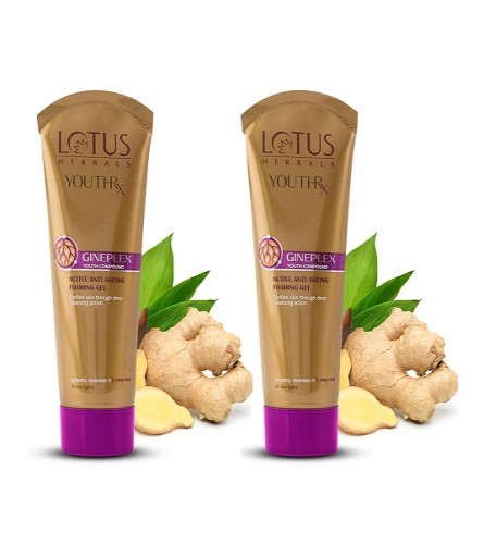 Lotus Herbals YouthRx Active Anti Ageing Foaming Gel Face Wash 50g x 2 pack - free ship