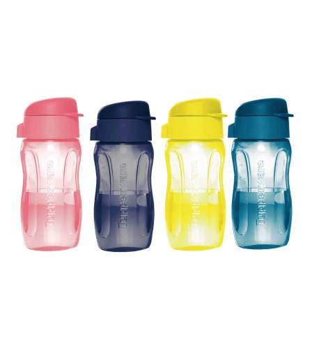 Tupperware Aquaslim Plastic Bottle 310 ml (Set of 4)