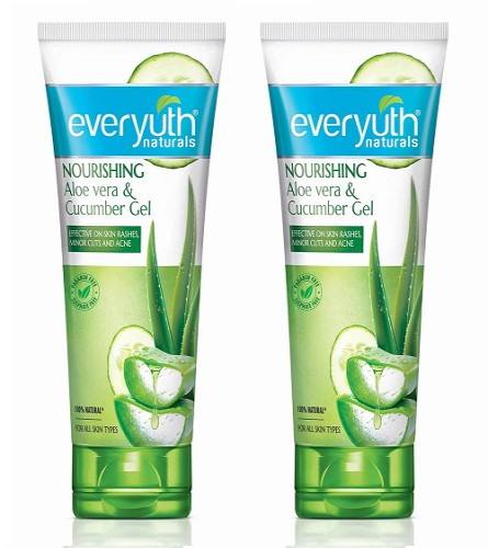 Everyuth Naturals Nourishing Aloe Vera & Cucumber Gel 150gm (pack of 2) free ship