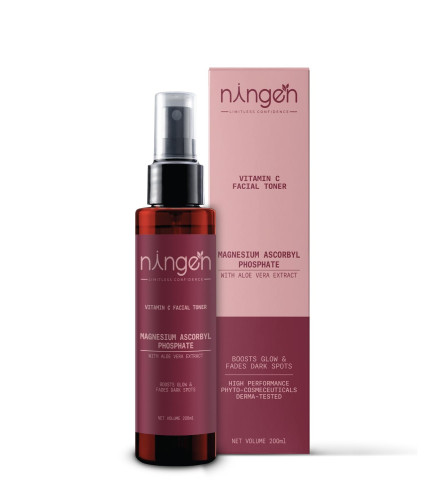 Ningen Vitamin C Face Toner for Glowing Skin with Aloe Vera Extract 200ml - free ship