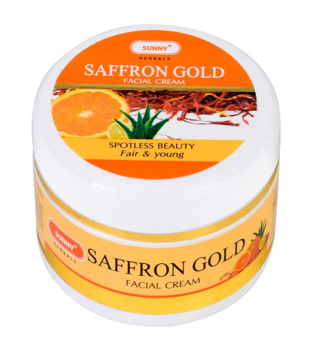 Sunny Saffron Gold Facial Cream 100 gm (Pack of 2)