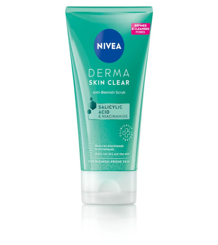 NIVEA Derma Skin Clear Anti-Blemish Scrub 150 ml