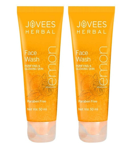 Jovees Herbal Lemon Face Wash 50ml (pack of 2) free shipping