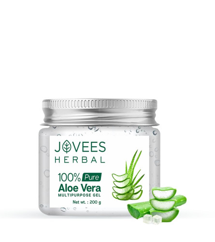Jovees Herbal 100% Pure Aloe Vera Gel for Face, Hair (200gm) - free ship