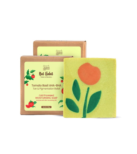 Nat Habit Moisturising Soap 125 g (Pack of 4)