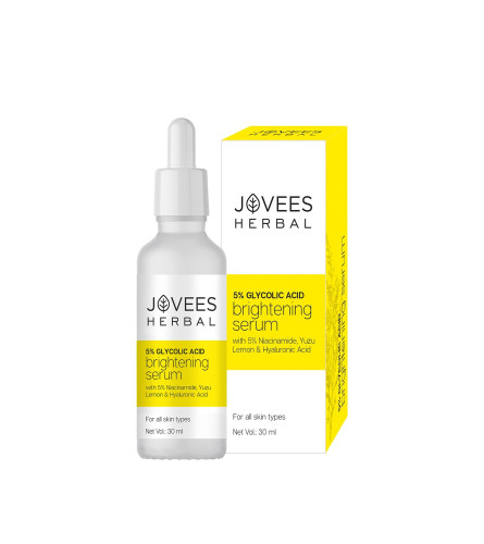 Jovees Herbal 5% Glycolic Acid Brightening Serum 30ml - free ship