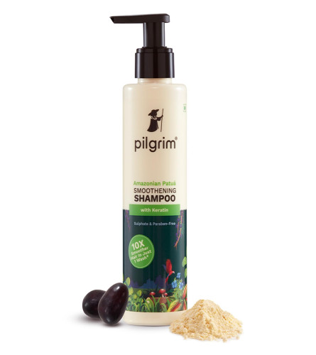 Pilgrim Patua & Keratin Hair SMOOTHENING SHAMPOO for Dry & Frizzy hair 200 ml