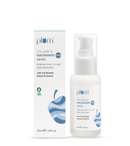 Plum 10% Niacinamide & Rice Water Face Serum 50 ml